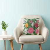 ヴィンテージ咲く花、春ガーデンバラ クッション (椅子)