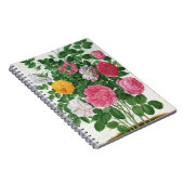 ヴィンテージ咲く花、春ガーデンバラ ノートブック (右側)