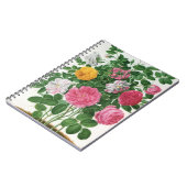 ヴィンテージ咲く花、春ガーデンバラ ノートブック (左側)