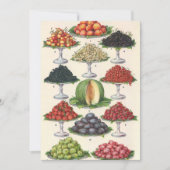 ヴィンテージ品揃えフルーツのトレイへのケータリング (正面)