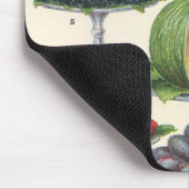 ヴィンテージ品揃えフルーツのトレイへのケータリング マウスパッド (コーナー)