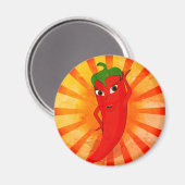 ヴィンテージ唐辛子スーパースター マグネット (正面/裏面)