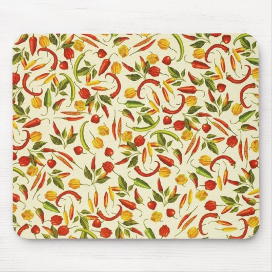 ヴィンテージ唐辛子 マウスパッド (正面)