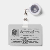 ヴィンテージ商人 バッジ (正面（伸縮クリップ）)