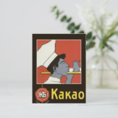 ヴィンテージ商品ラベル、ロシアのホットチョコレートカカオ (スタンド正面)