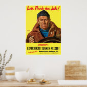 ヴィンテージ商船広告 ポスター (キッチン)