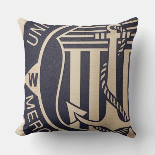 ヴィンテージ商船装飾用クッション クッション (正面)