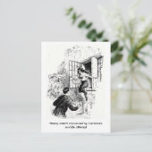 ヴィンテージ喜劇のはがき ポストカード (スタンド正面)