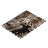 ヴィンテージ喫煙轟音20エンティスフラッパー ノートブック (左側)