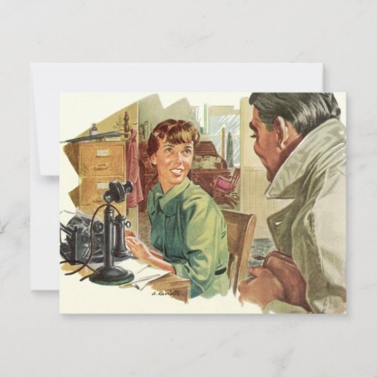 ヴィンテージ営業所、CEOボス、秘書 (正面)