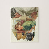 ヴィンテージ営業所、CEOボス、秘書 ジグソーパズル (縦)