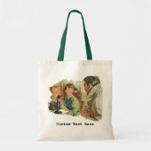 ヴィンテージ営業所、CEOボス、秘書 トートバッグ (正面)