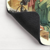 ヴィンテージ営業所、CEOボス、秘書 マウスパッド (コーナー)