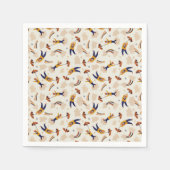 ヴィンテージ回路カーニバルピエロパーティー スタンダードカクテルナプキン (正面)