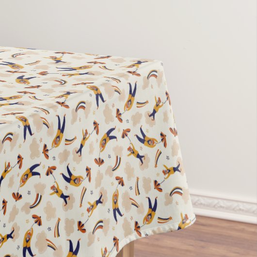 ヴィンテージ回路カーニバルピエロパーティー テーブルクロス (インサイチュ)