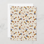 ヴィンテージ回路カーニバルピエロパーティー 案内ポストカード (正面/裏面)