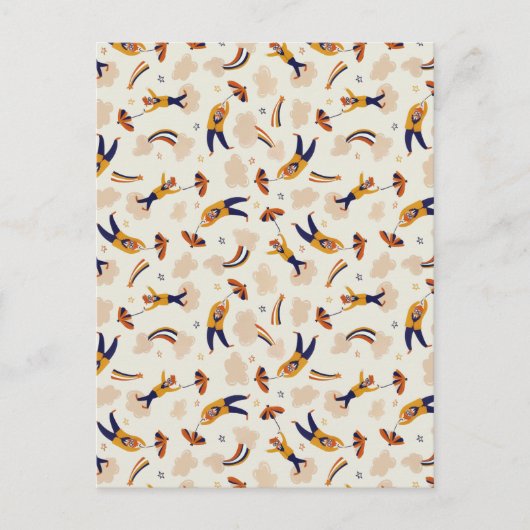 ヴィンテージ回路カーニバルピエロパーティー 案内ポストカード (正面)