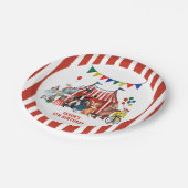 ヴィンテージ回路カーニバルフェスティバルショーキッド誕生日 ペーパープレート (アングル)