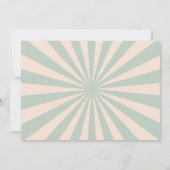 ヴィンテージ回路カーニバル誕生日フォト招待状 招待状 (裏面)