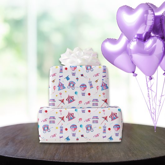 ヴィンテージ回路パターン ラッピングペーパー