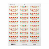 ヴィンテージ回路パーソナライズされた住所 シール (フルシート)