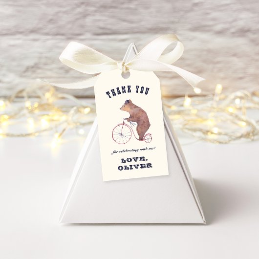 ヴィンテージ回路誕生日メッセージカード ギフトタグ