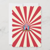 ヴィンテージ回路誕生日招待状 招待状 (裏面)