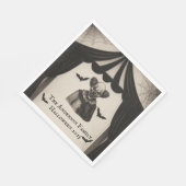 ヴィンテージ回路 | カーニバル幽霊のよく出るテーマハロウィーン スタンダードランチョンナプキン (角)