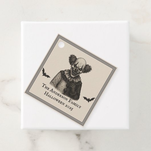 ヴィンテージ回路 | カーニバル幽霊のよく出るテーマハロウィーン フェイバータグ (インサイチュ)