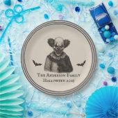 ヴィンテージ回路 | カーニバル幽霊のよく出るテーマハロウィーン ペーパープレート (パーティー)