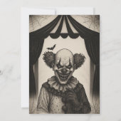 ヴィンテージ回路 | ダークカーニバルソイラエハロウィーン 招待状 (裏面)