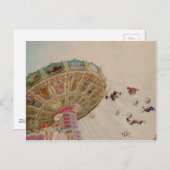 ヴィンテージ回転木馬インパリ ポストカード (正面/裏面)