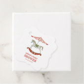 ヴィンテージ回転木馬カーニバルサーカス赤ちゃんシャワー フェイバータグ (インサイチュ)