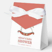 ヴィンテージ回転木馬カーニバルサーカス赤ちゃんシャワー フェイバーボックス (正面)