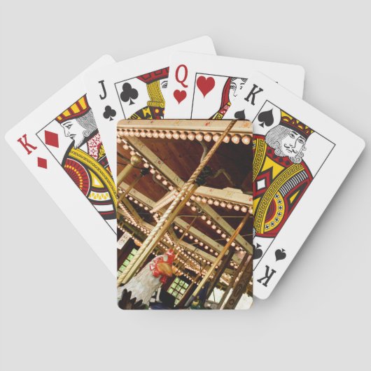 ヴィンテージ回転木馬ルースタークラシックトランプ トランプ (裏面)