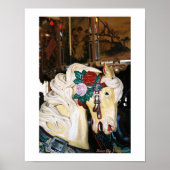 ヴィンテージ回転木馬馬 ポスター (正面)