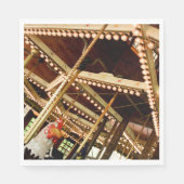 ヴィンテージ回転木馬 スタンダードランチョンナプキン (正面)