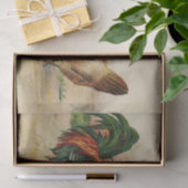 ヴィンテージ回転翼及びhensパーティー組織 薄葉紙 (ギフト)