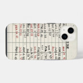 ヴィンテージ図書カード iPhoneケース (裏面横)