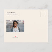 ヴィンテージ図書卒業写真のお知らせ 案内ポストカード (裏面)