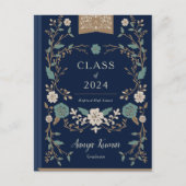 ヴィンテージ図書卒業写真のお知らせ 案内ポストカード (正面)