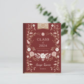 ヴィンテージ図書卒業写真のお知らせ 案内ポストカード (スタンド正面)