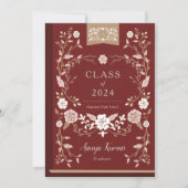 ヴィンテージ図書卒業写真のお知らせ 案内状 (正面)