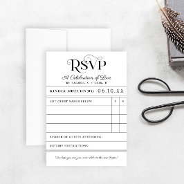 ヴィンテージ図書台帳結婚式RSVPカード 出欠カード