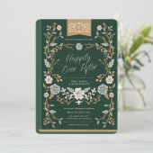 ヴィンテージ図書図書結婚披露宴 招待状 (スタンド正面)