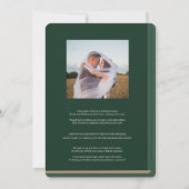 ヴィンテージ図書図書結婚披露宴 招待状 (裏面)