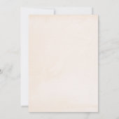 ヴィンテージ図書館のカード 本好きな人のための 本に囲まれた誕生日 招待状 (裏面)