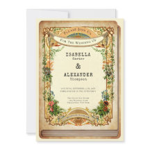 ヴィンテージ図書館のブックカバー　ストーリーブックガーデン