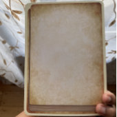 ヴィンテージ図書館のブックカバー　ストーリーブックガーデン 招待状