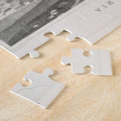 ヴィンテージ図版ワーチェスターMAの地図(1837) ジグソーパズル (側面)